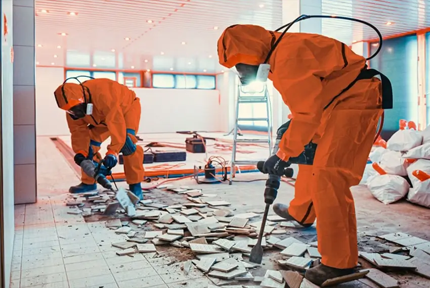 Asbestsanierungsarbeiten